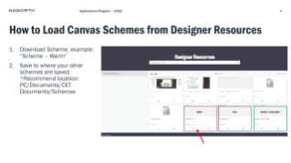 How to Load Canvas Schemes
